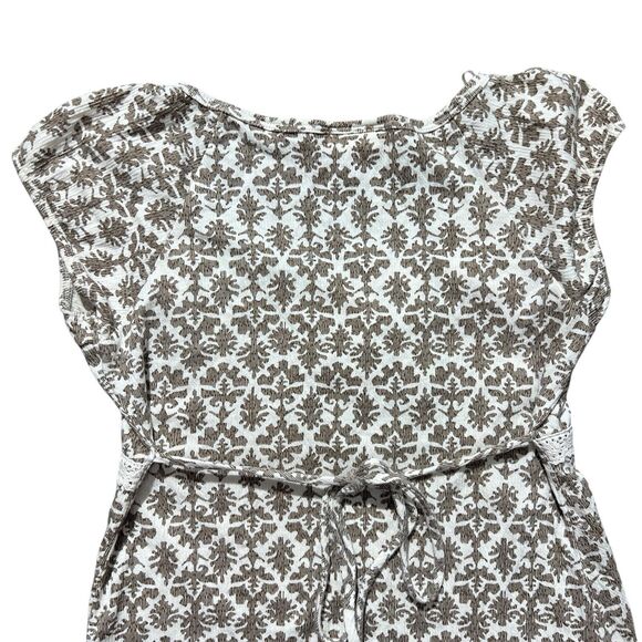 y2k self esteem milkmaid lace runched top babydoll sz L - Picture 3 of 7